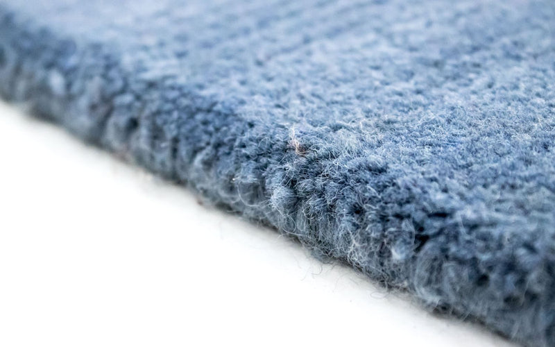 Biegacz Dywan z Nepalu - 240 x 80 cm - ciemnoniebieski