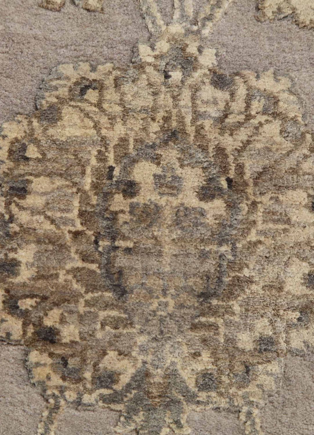 Biegacz Dywan wełniany - 240 x 75 cm - taupe