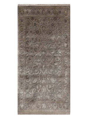 Biegacz Dywan wełniany - 180 x 75 cm - taupe