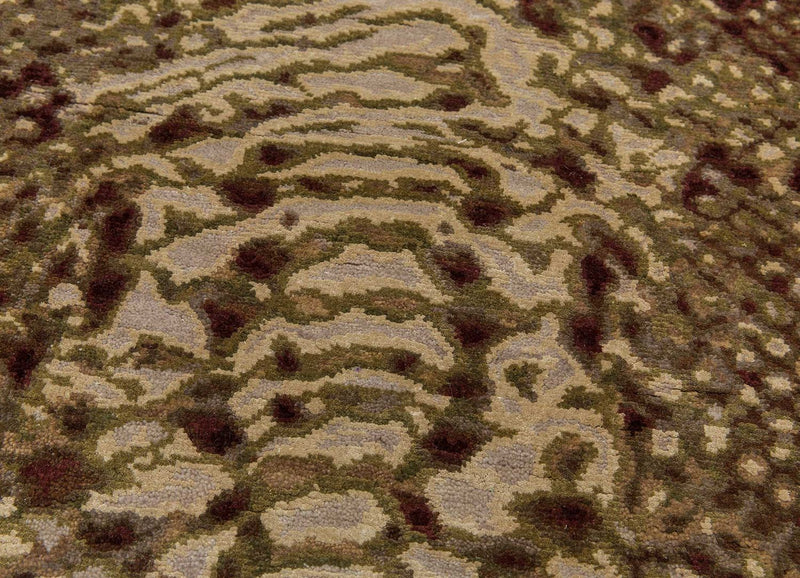 Dywan wełniany - 300 x 240 cm - brązowy