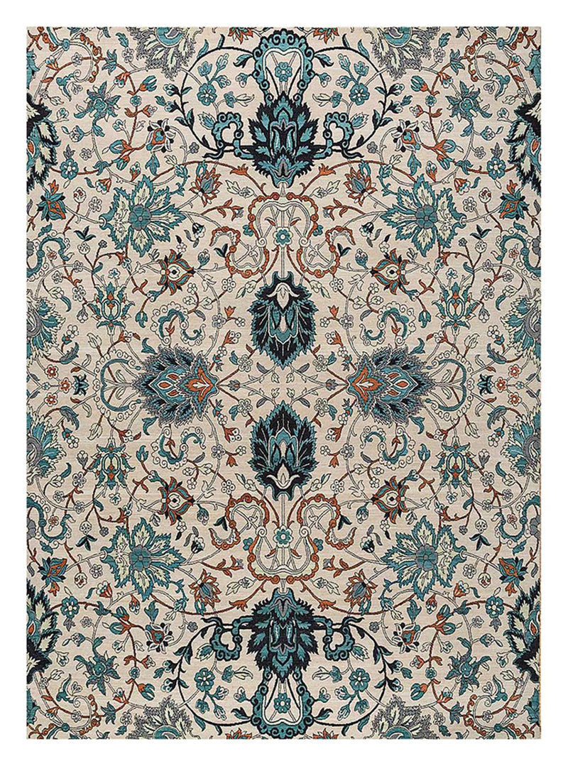 Dywan wełniany - 300 x 240 cm - kremowy