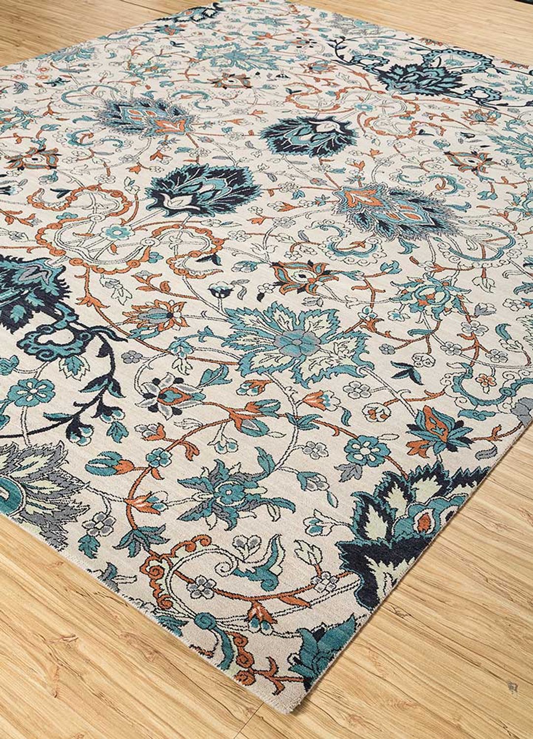 Dywan wełniany - 300 x 240 cm - kremowy