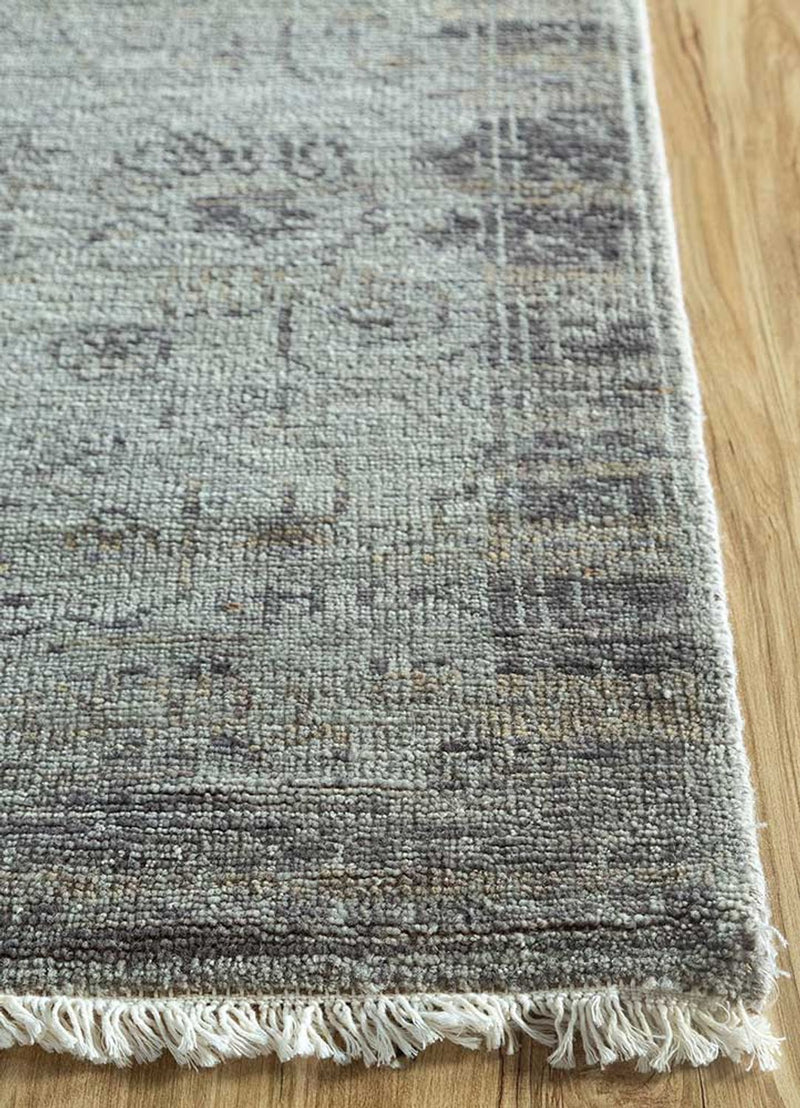 Dywan wełniany - 300 x 240 cm - jasnoniebieski