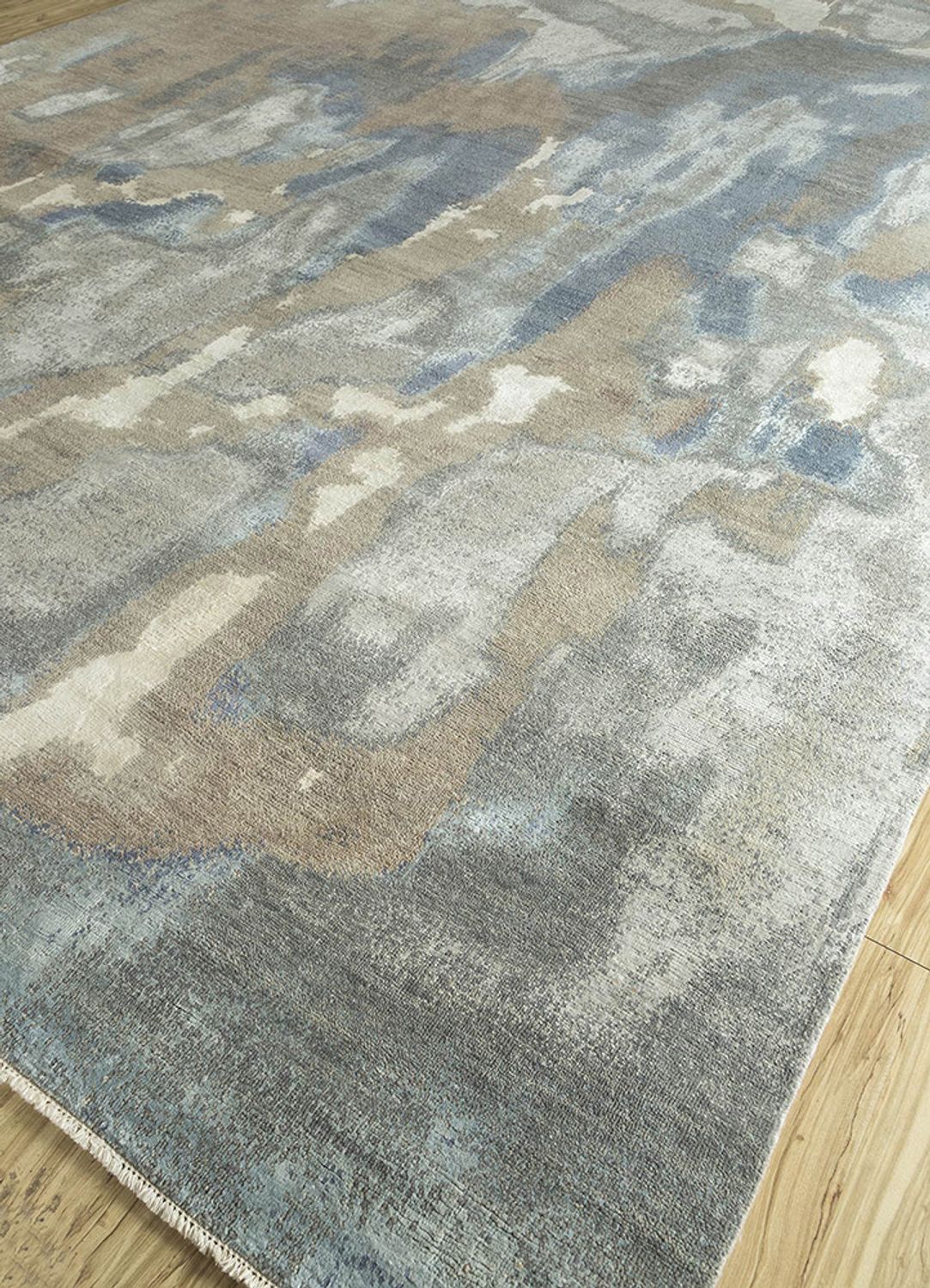 Dywan wełniany - 363 x 270 cm - beżowy