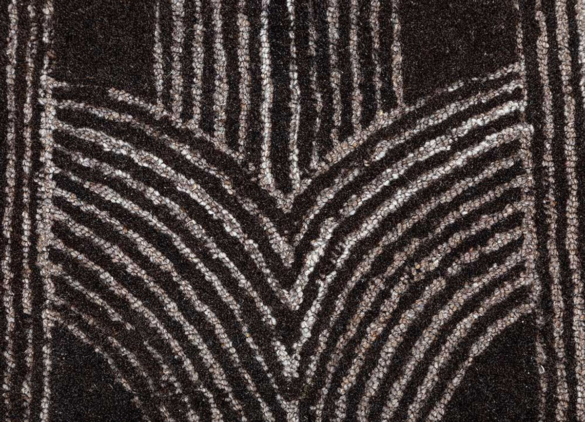 Dywan wełniany - 240 x 150 cm - taupe