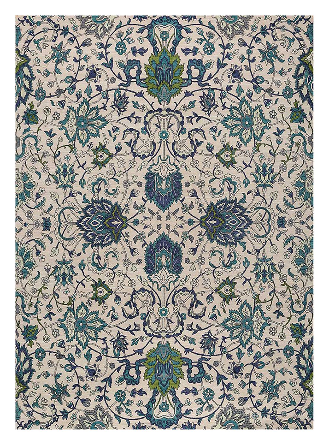 Dywan wełniany - 360 x 270 cm - kremowy