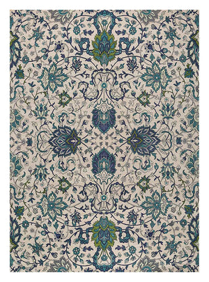 Dywan wełniany - 360 x 270 cm - kremowy