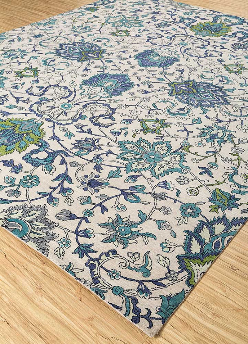 Dywan wełniany - 360 x 270 cm - kremowy