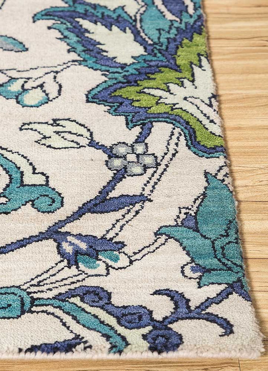 Dywan wełniany - 360 x 270 cm - kremowy