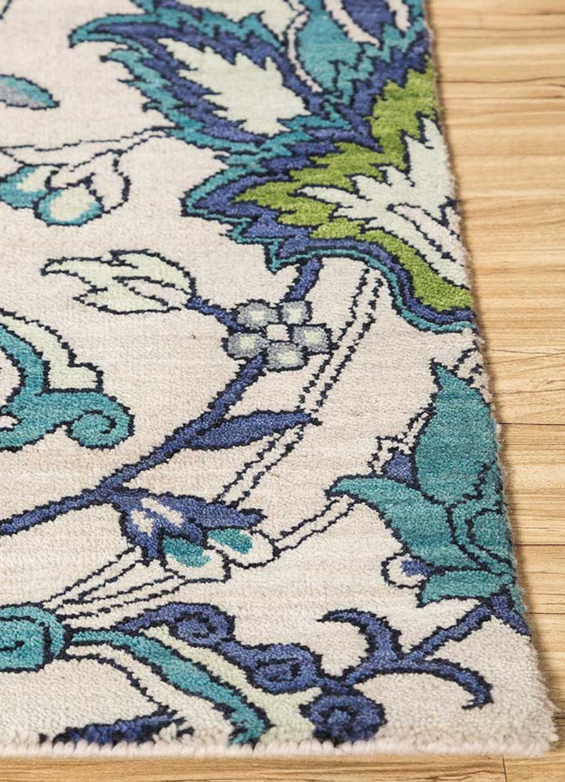 Dywan wełniany - 360 x 270 cm - kremowy