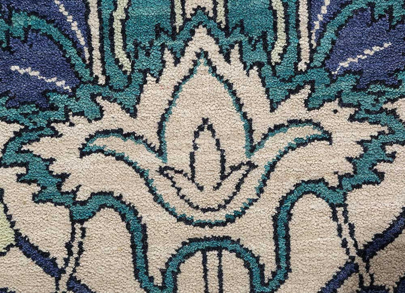 Dywan wełniany - 360 x 270 cm - kremowy