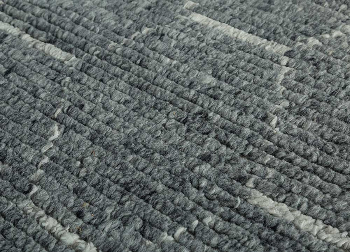 Dywan wełniany - 300 x 240 cm - szary