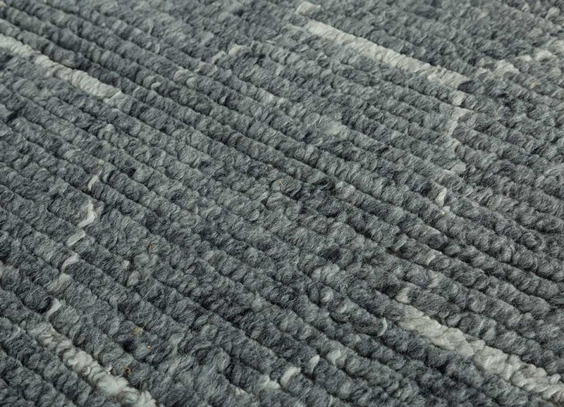 Dywan wełniany - 300 x 240 cm - szary