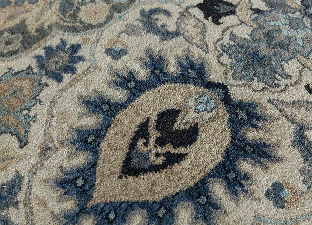 Dywan wełniany - 300 x 240 cm - kremowy