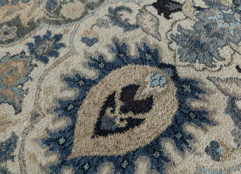 Dywan wełniany - 300 x 240 cm - kremowy