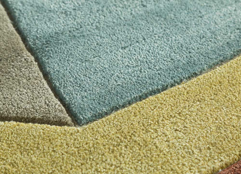 Dywan wełniany - 240 x 170 cm - złoto