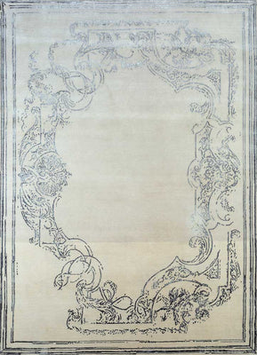 Dywan wełniany - 300 x 240 cm - kremowy