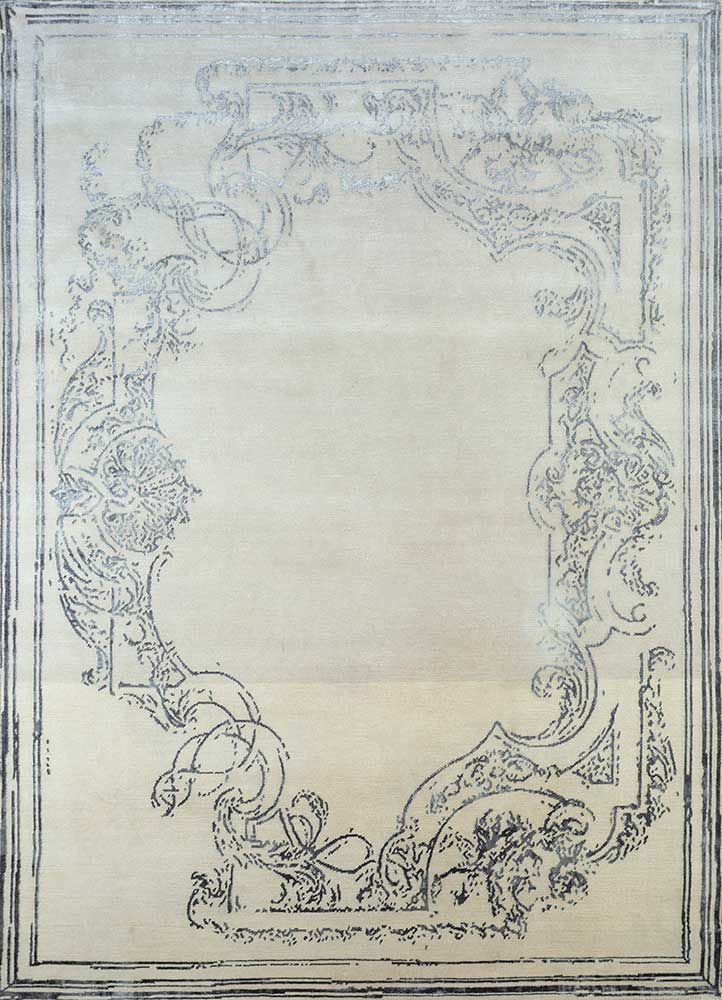 Dywan wełniany - 300 x 240 cm - kremowy