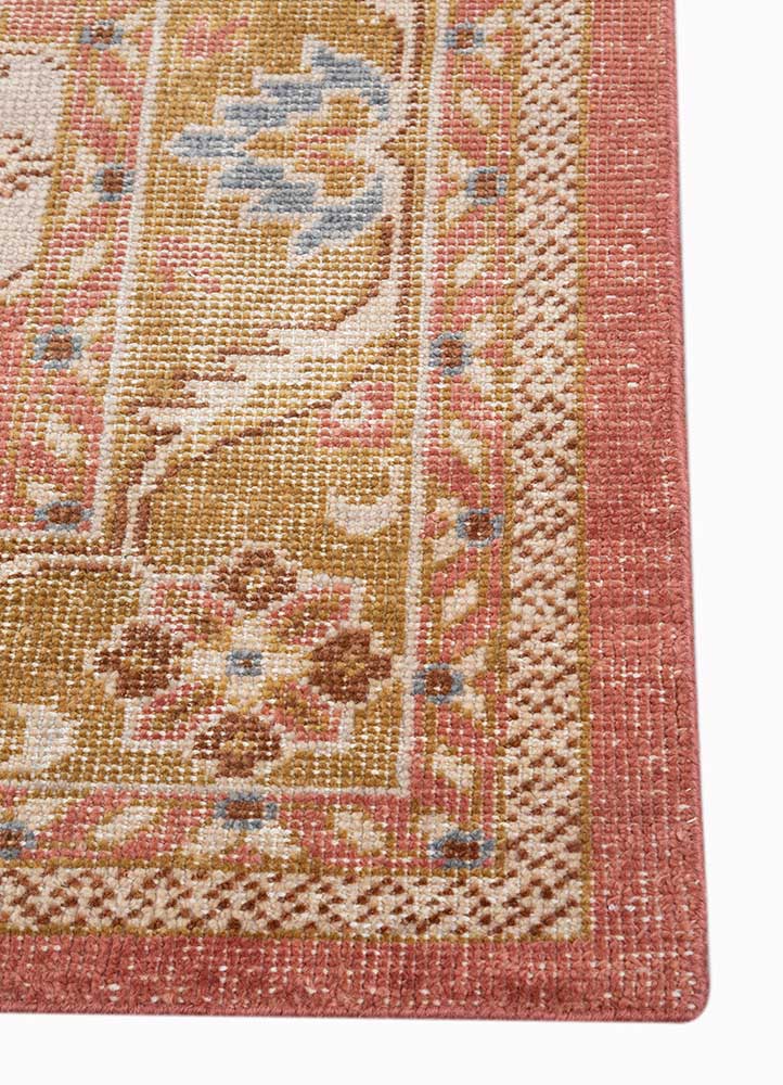 Dywan wełniany - 300 x 240 cm - pomarańczowy