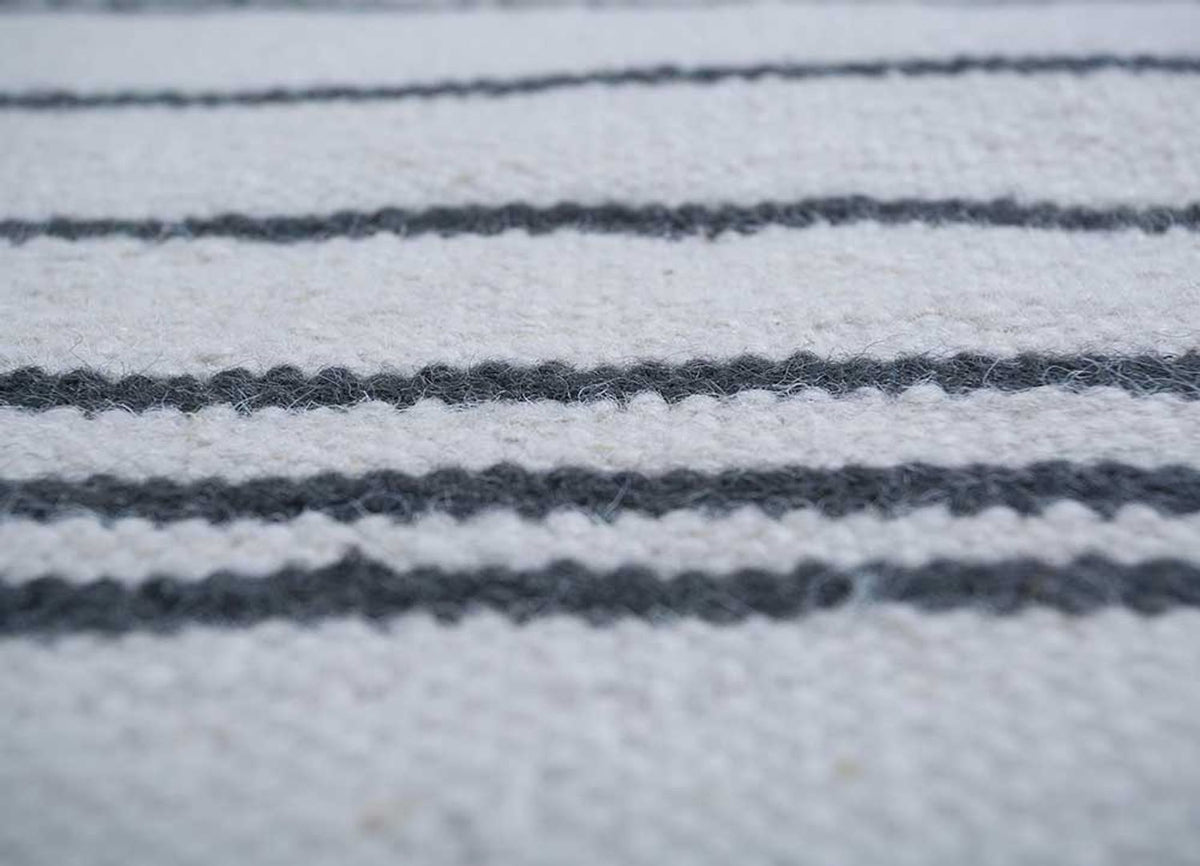 Dywan wełniany - 240 x 150 cm - jasnoszary