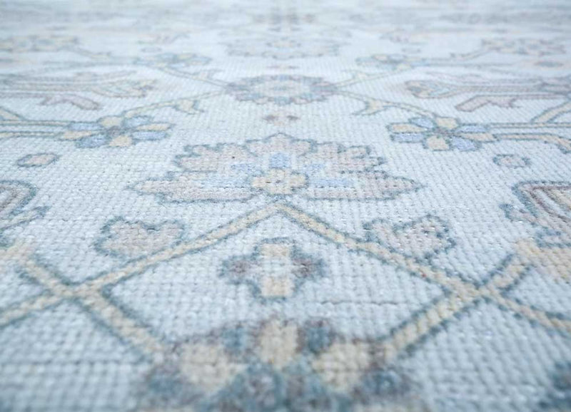 Dywan wełniany - 300 x 240 cm - jasnoszary