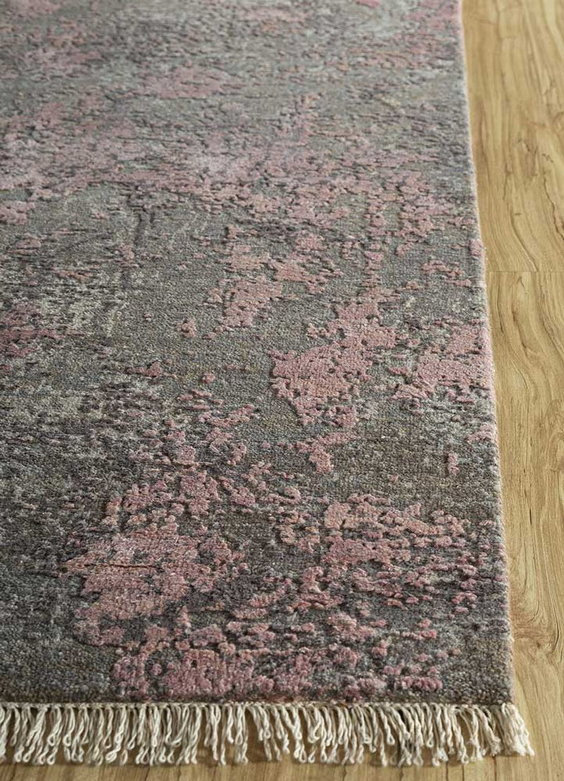 Biegacz Dywan wełniany - 240 x 75 cm - szary