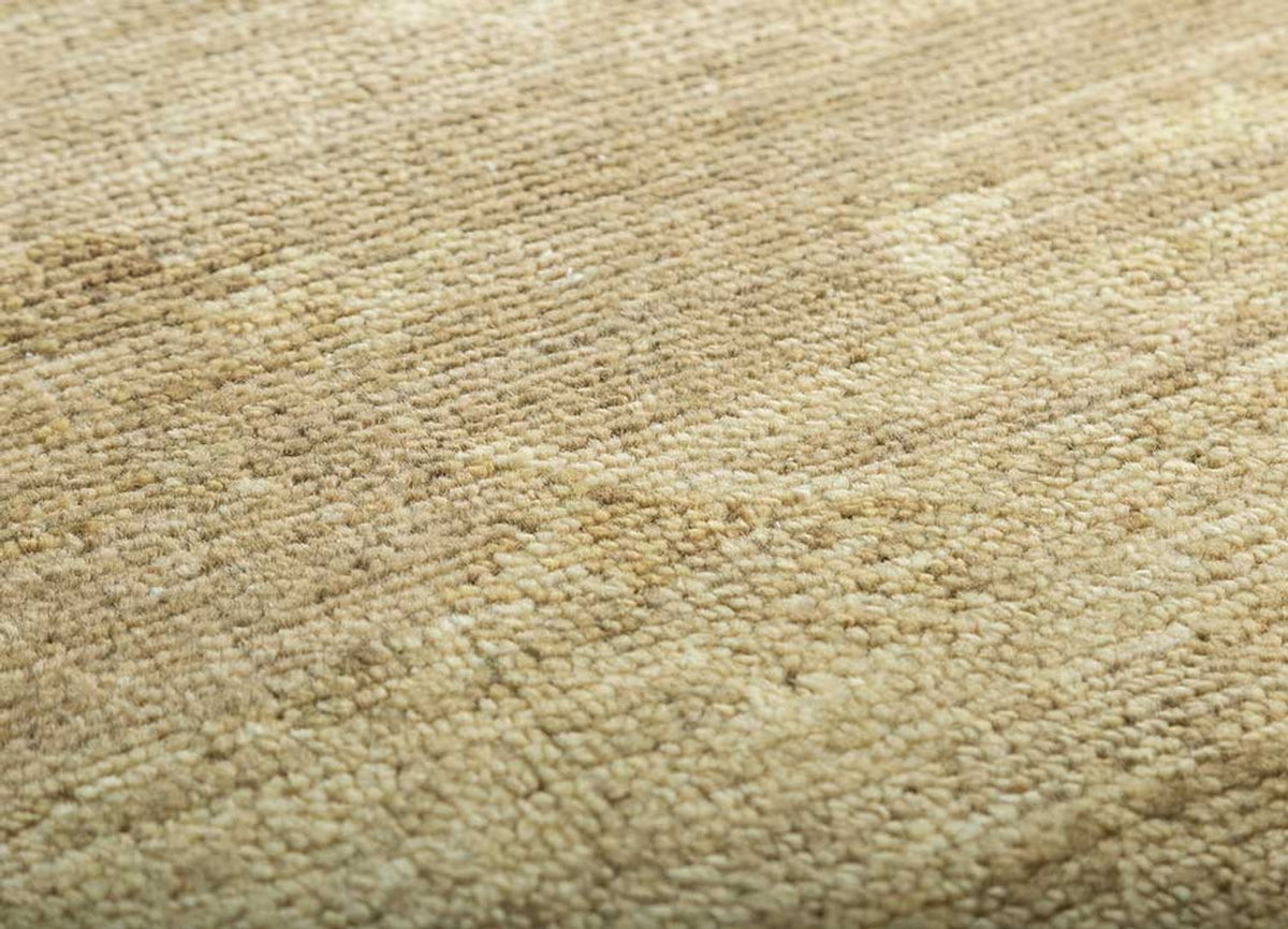 Dywan wełniany - 300 x 240 cm - złoto