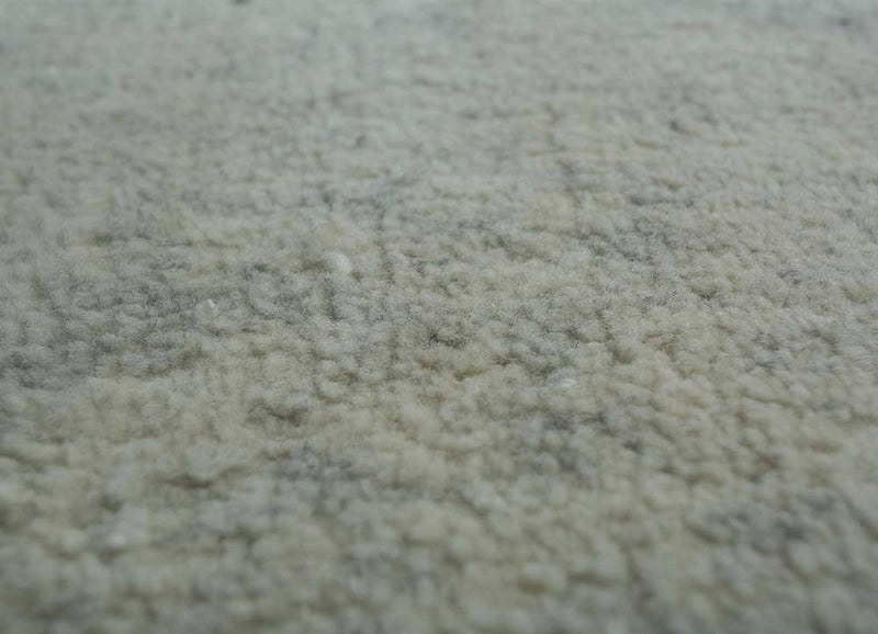 Dywan wełniany - 300 x 240 cm - szary