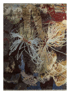 Dywan wełniany - 300 x 240 cm - beżowy