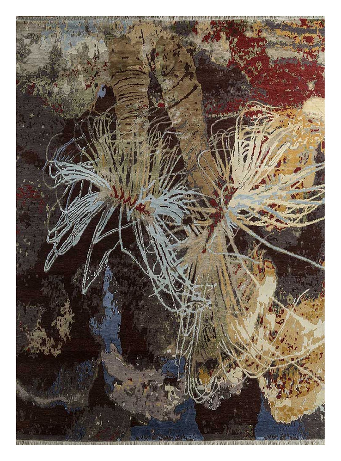 Dywan wełniany - 300 x 240 cm - beżowy