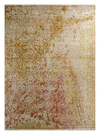 Dywan wełniany - 300 x 240 cm - pomarańczowy