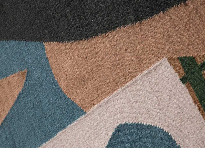 Dywan wełniany - 270 x 180 cm - wielokolorowy