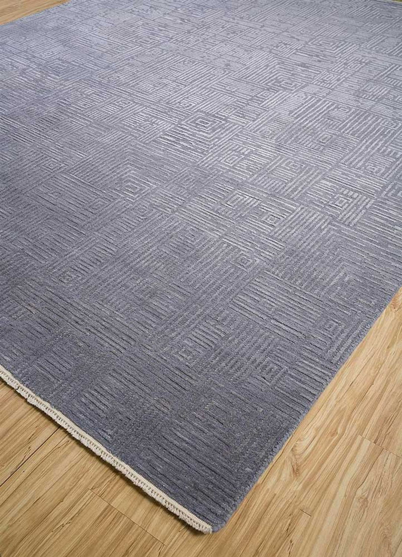 Dywan wełniany - 300 x 240 cm - szary