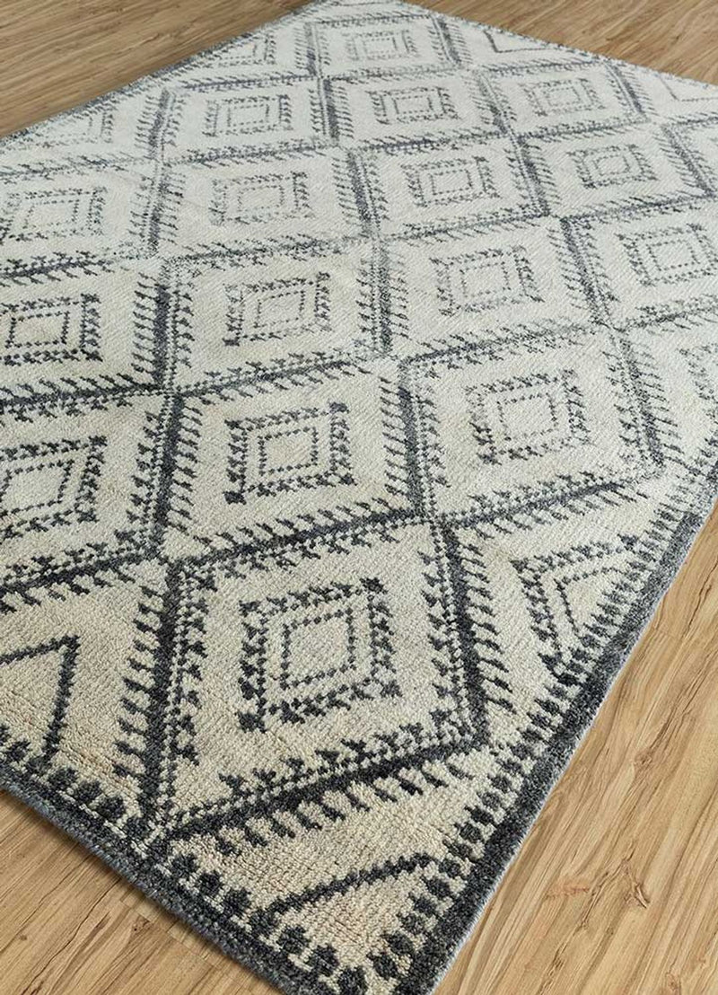 Dywan wełniany - 300 x 200 cm - kremowy