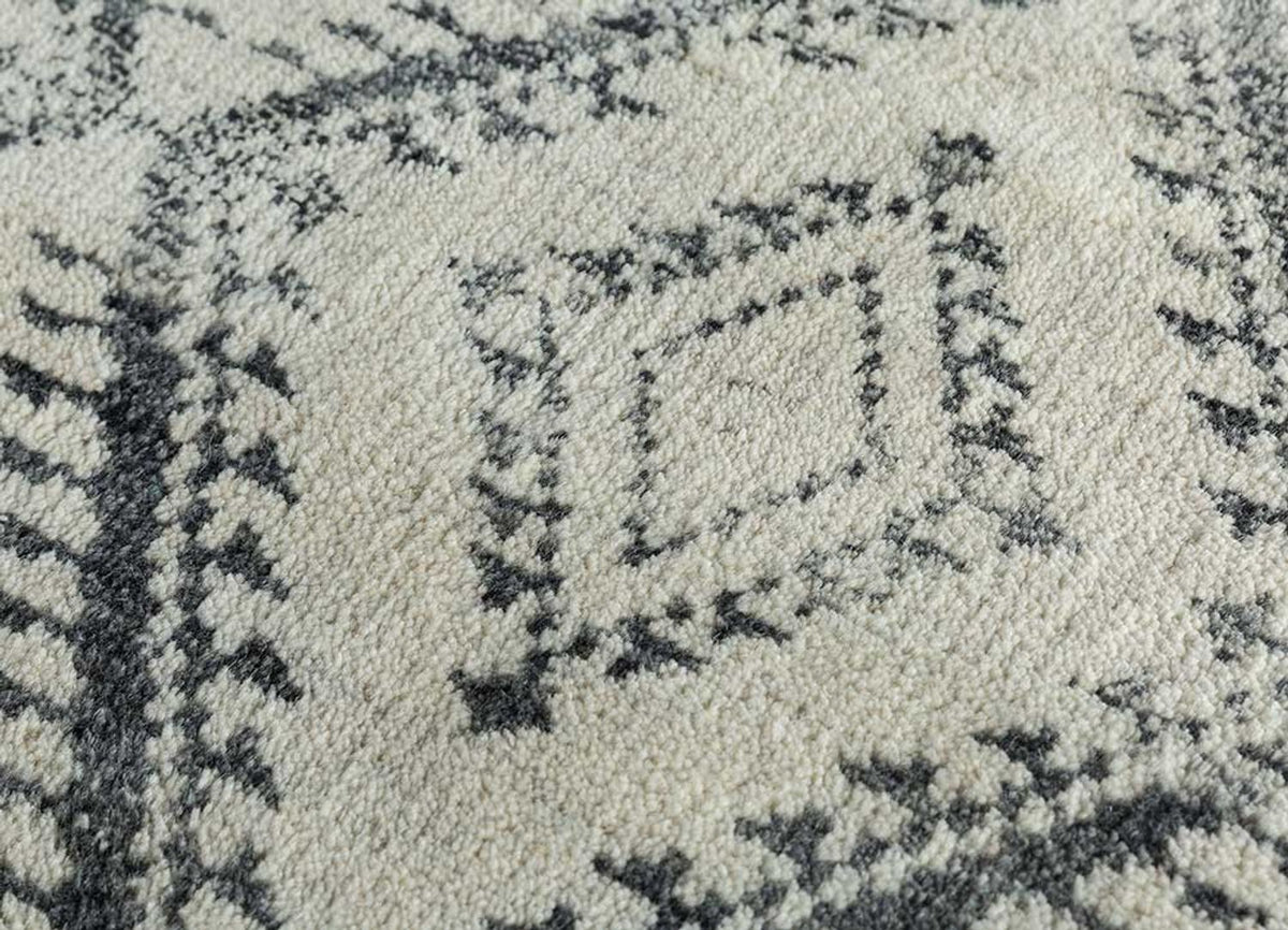 Dywan wełniany - 300 x 200 cm - kremowy