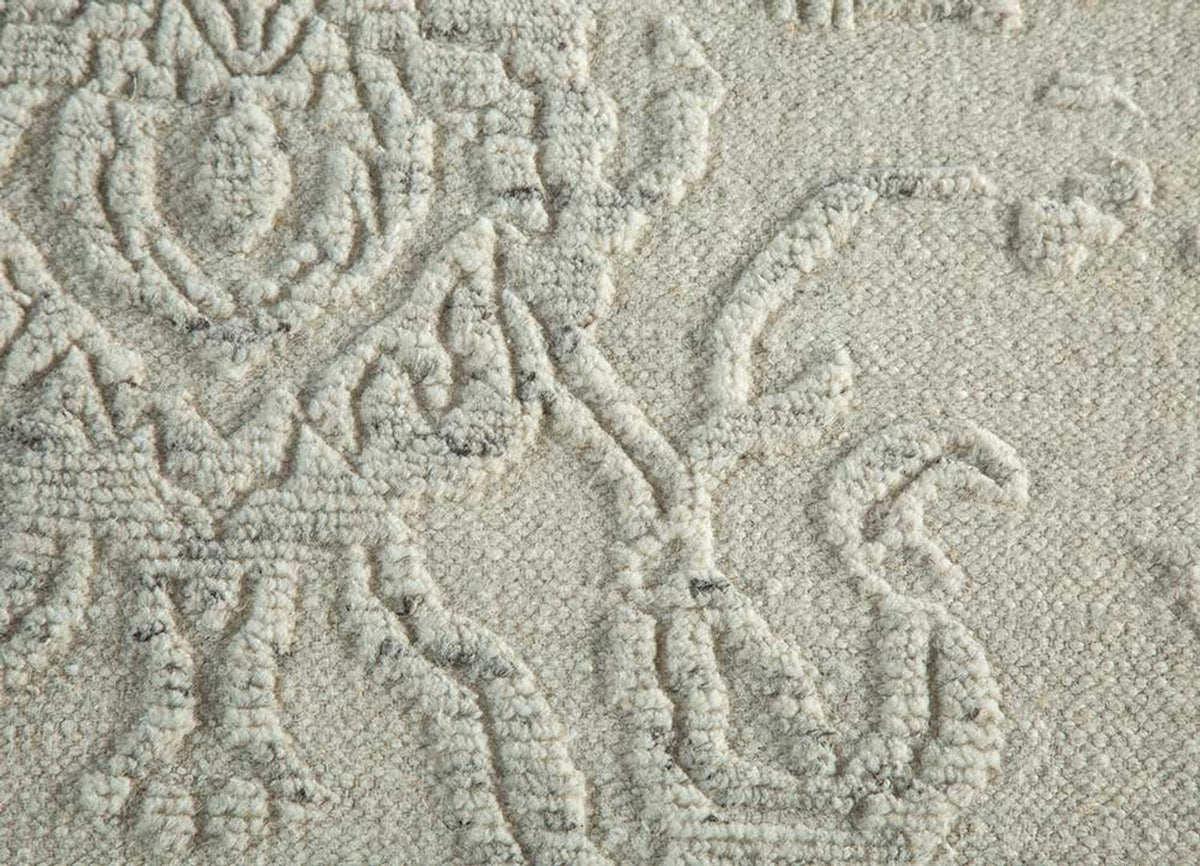 Dywan wełniany - 300 x 200 cm - kremowy