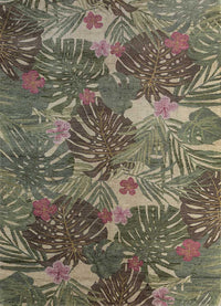 Dywan wełniany - 300 x 200 cm - złoto