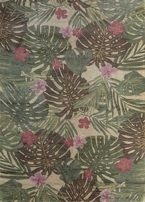 Dywan wełniany - 300 x 200 cm - złoto