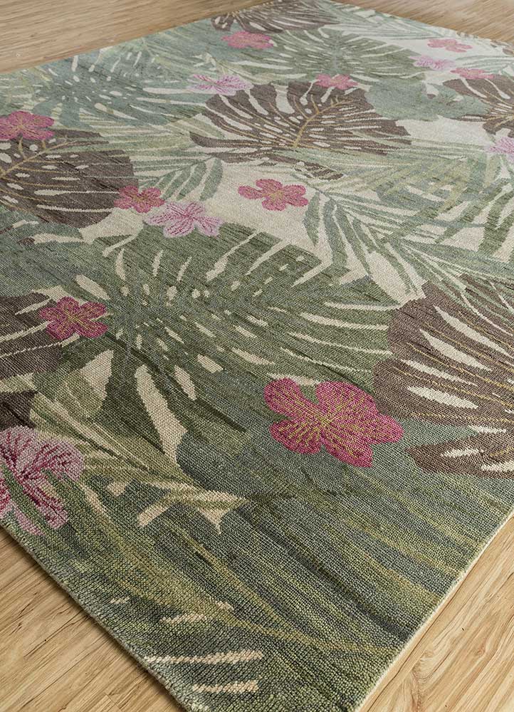 Dywan wełniany - 300 x 200 cm - złoto