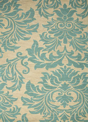 Dywan wełniany - 120 x 75 cm - wielokolorowy