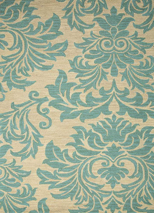 Dywan wełniany - 120 x 75 cm - wielokolorowy