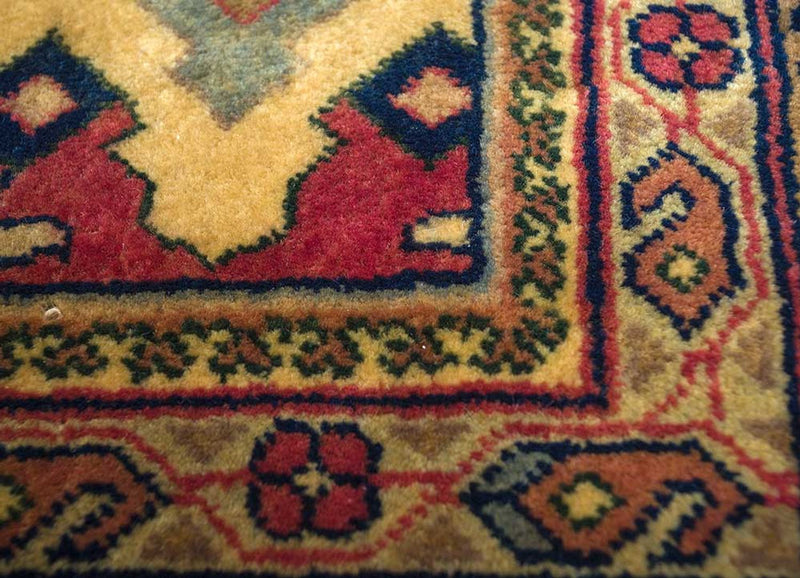 Dywan wełniany - 450 x 360 cm - niebieski