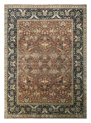 Dywan wełniany - 450 x 360 cm - pomarańczowy