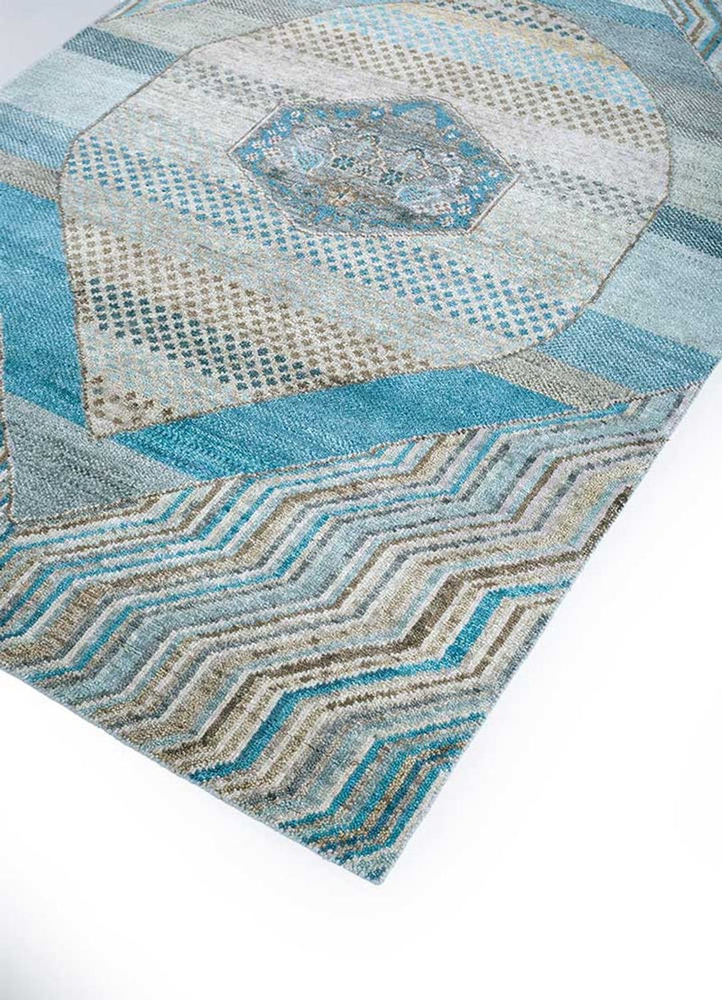 Dywan wełniany - 240 x 150 cm - wielokolorowy