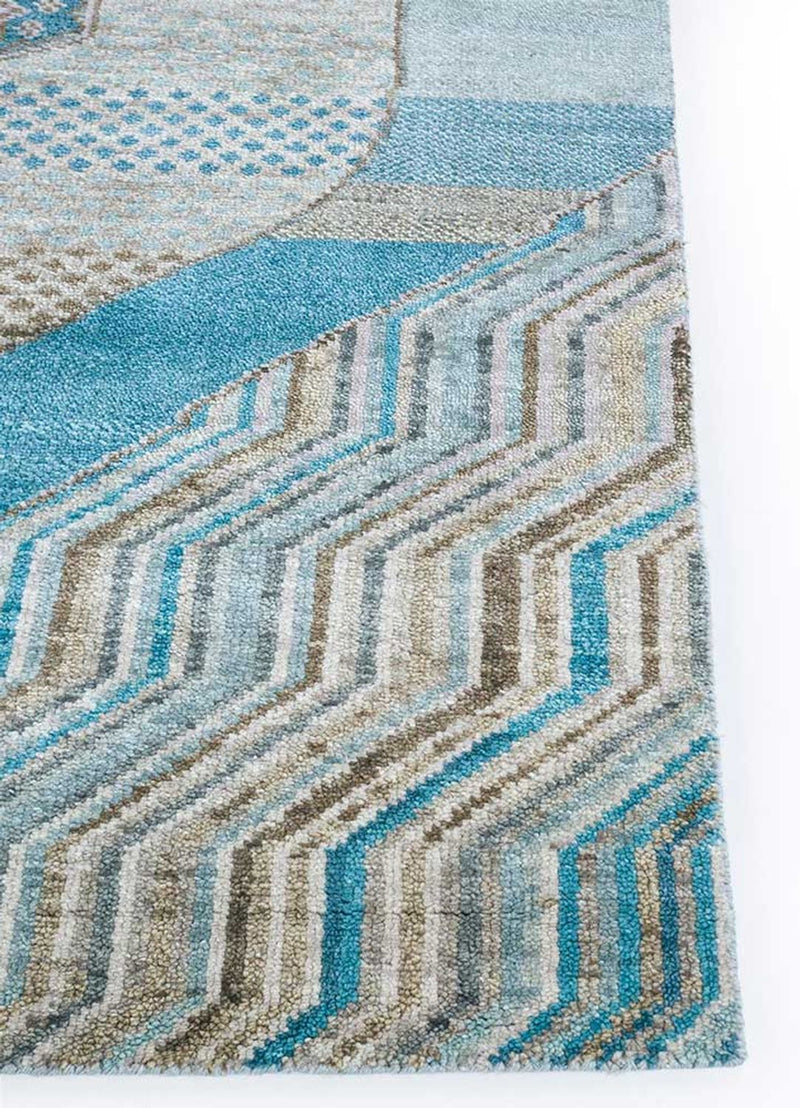 Dywan wełniany - 240 x 150 cm - wielokolorowy