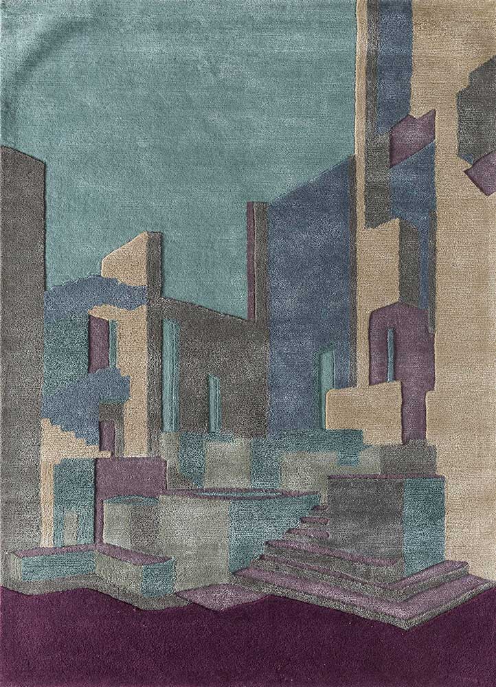 Dywan wełniany - 240 x 150 cm - wielokolorowy