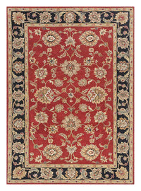 Dywan wełniany - 450 x 360 cm - pomarańczowy