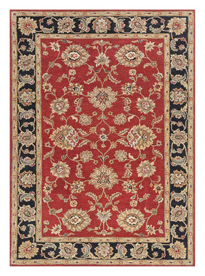 Dywan wełniany - 450 x 360 cm - pomarańczowy