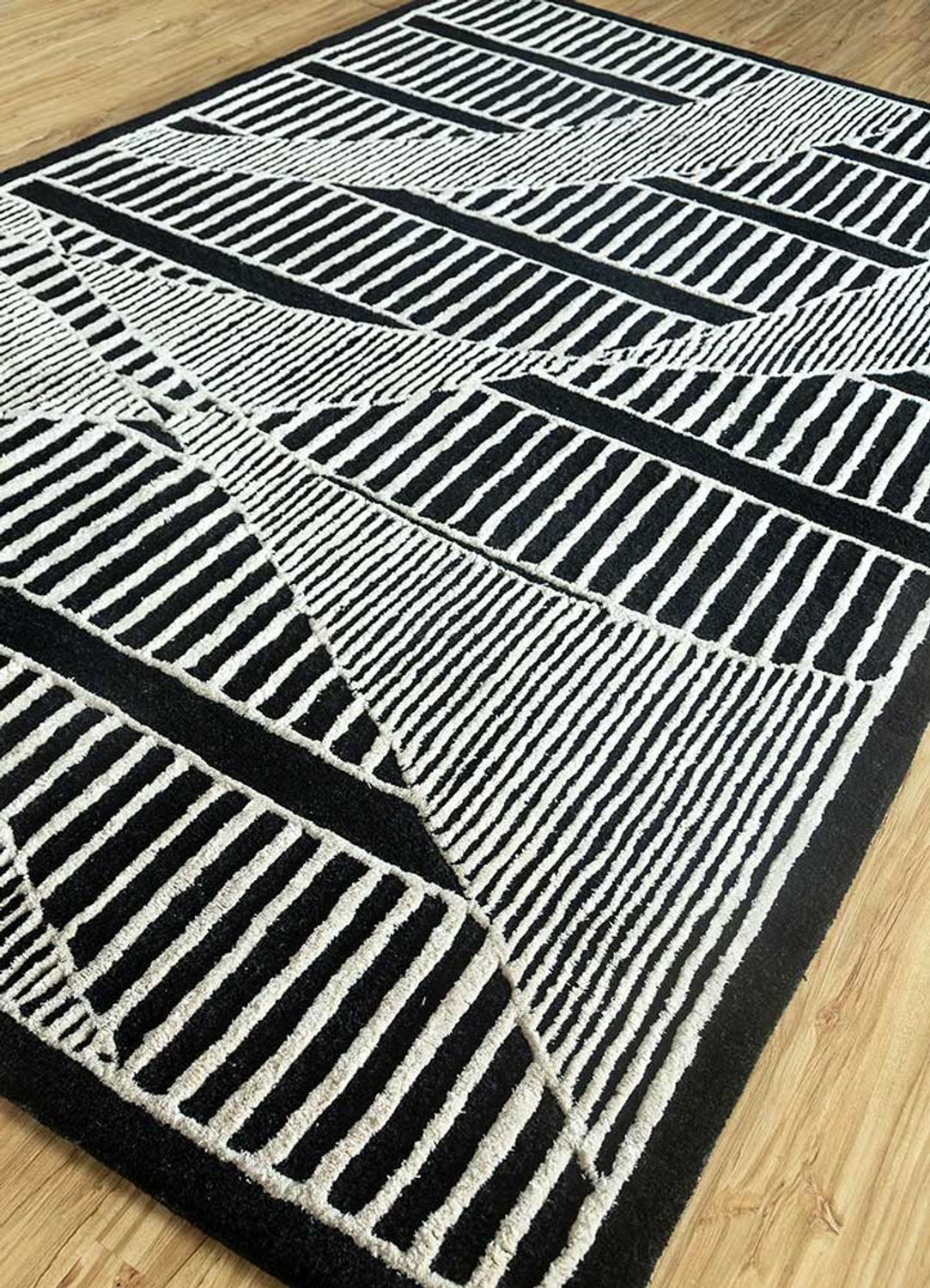 Dywan wełniany - 240 x 150 cm - wielokolorowy