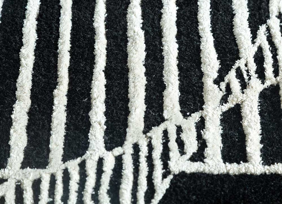 Dywan wełniany - 240 x 150 cm - wielokolorowy